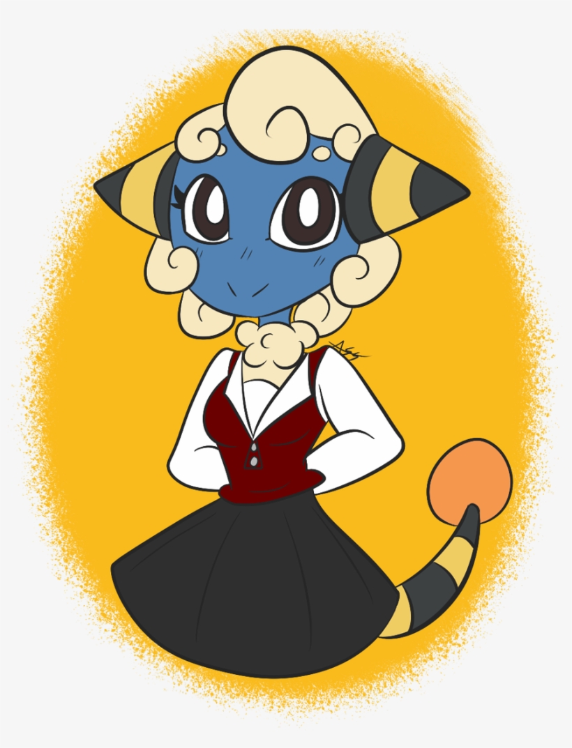 Favourite Electric Type, Mareep - Cartoon, transparent png download