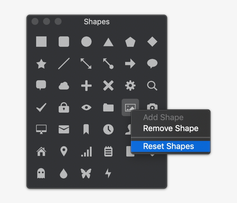 Shape, Hold Down The Option Key And Choose Reset Shapes - Mobile App Categories Design, transparent png download