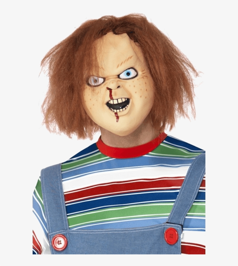 Adult Chucky Mask - Chucky Masker, transparent png download