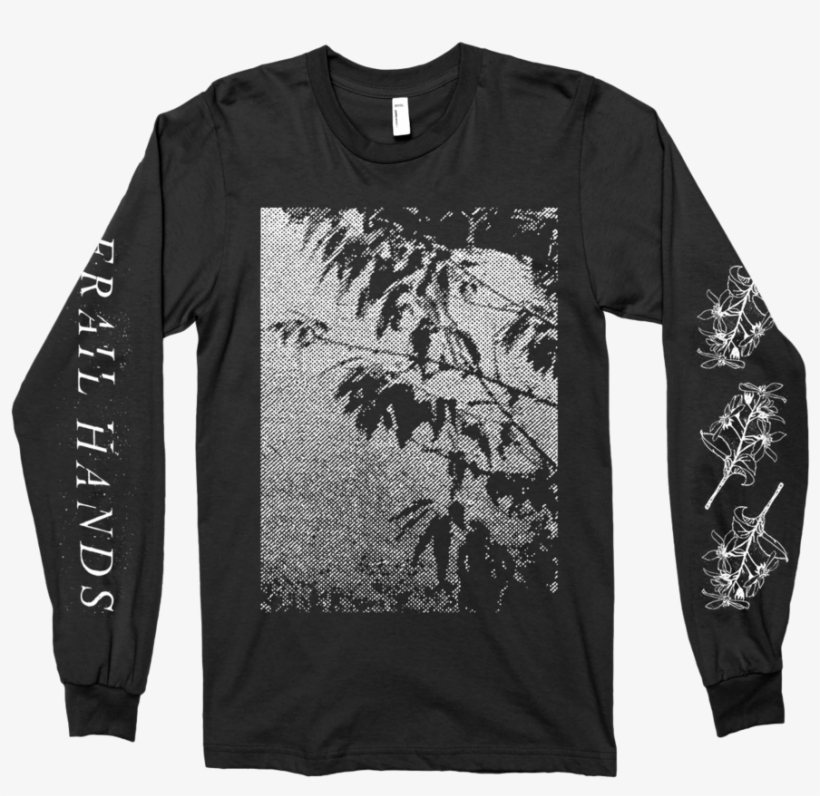 Frail Hands "logo" Black Longsleeve - Long-sleeved T-shirt, transparent png download