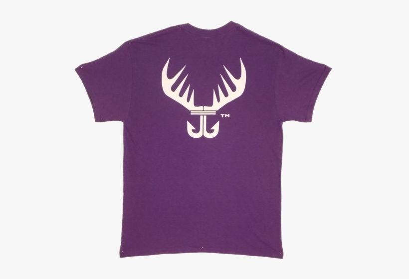 Women's Royal Purple Short Sleeve Original T-shirt - Reindeer, transparent png download