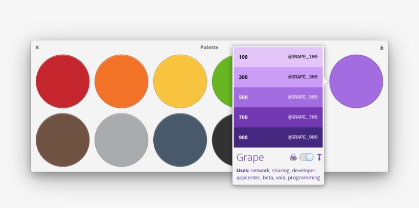 View And Copy Colors From The Elementary Brand Palette - Circle, transparent png download