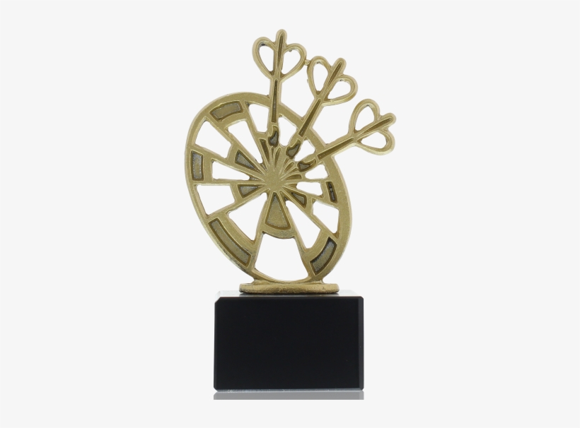 Outline Figure Dart 15,5cm Gold-coloured - Trophy, transparent png download
