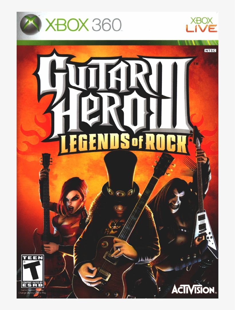 Guitar Hero Iii Legends Of Rock Nintendo Wii, transparent png download