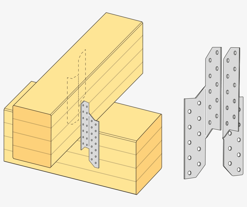 Used For Roof Structures And Intersecting Beams, Mainly - Lumber, transparent png download