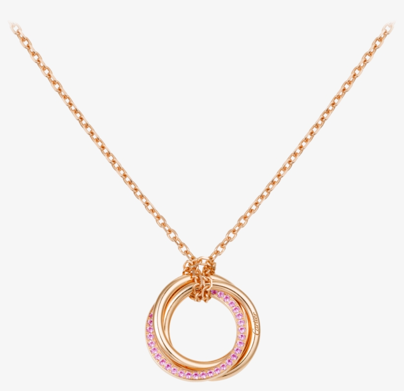 Cartier Necklace Pink, transparent png download