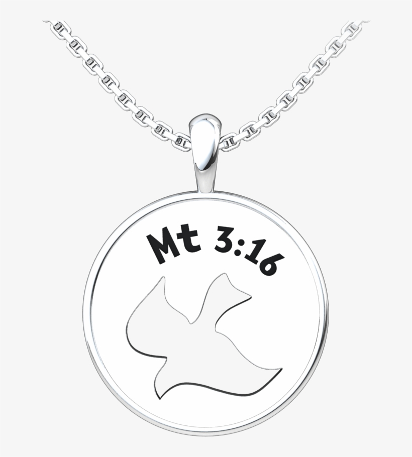 Sterling Silver Holy Spirit Dove Pendant - Locket, transparent png download