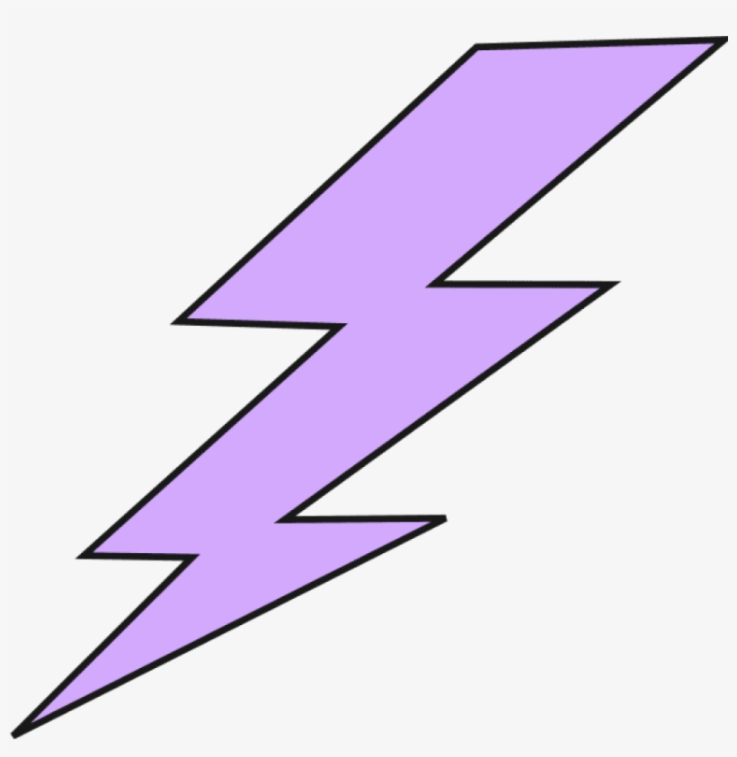 Free Png Download Purple Lightning Bolt Png Images - Purple Lightning Bolt Clipart, transparent png download