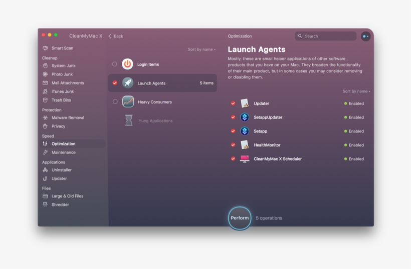 Remove Launch Agents Mac - Cleanmymac X, transparent png download