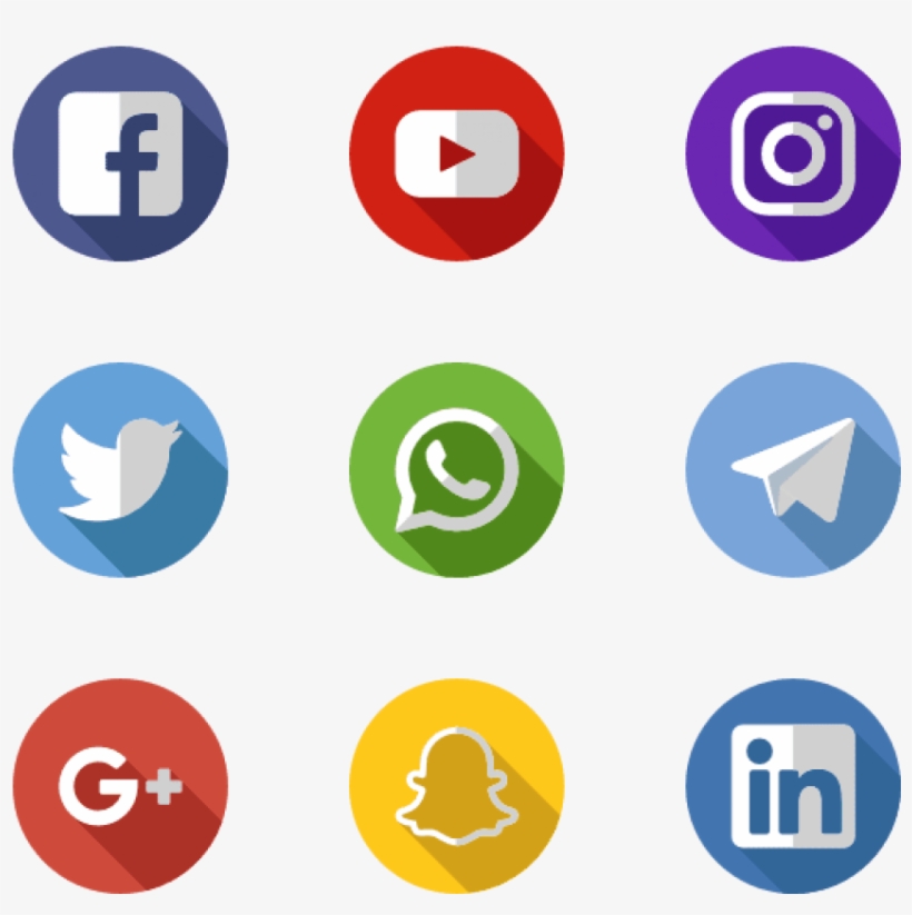 Free Png Download Social Media Apps Png Images Background - Social Media Logos Orange, transparent png download