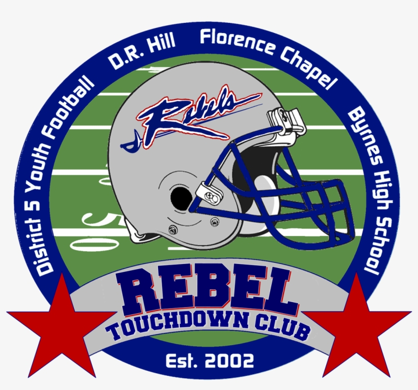 Rebel Touchdown Club, Ronnie Black, James F - 2019 New T Shirt Designs, transparent png download