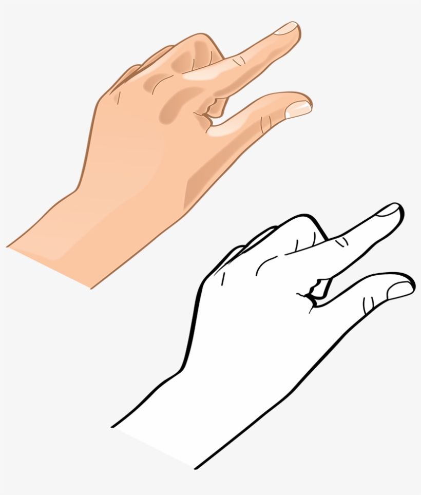 Hands 7 Vector - Illustration, transparent png download