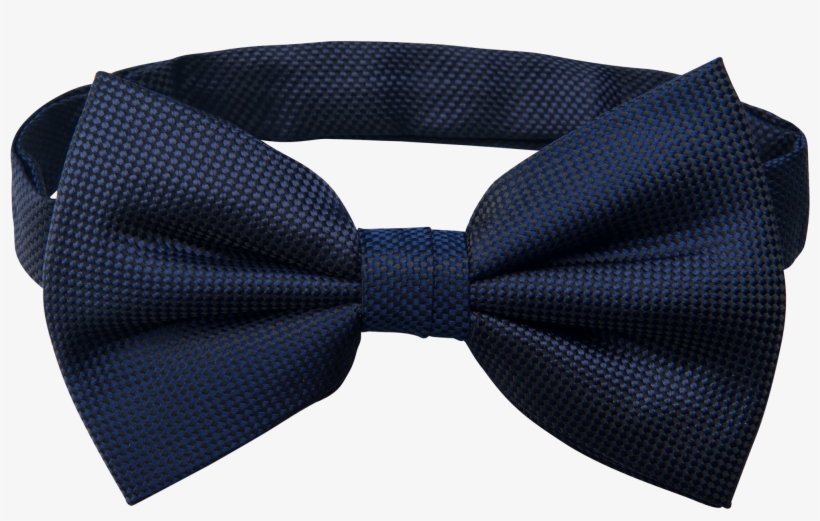 Navy Plain Bow Tie - Formal Wear, transparent png download