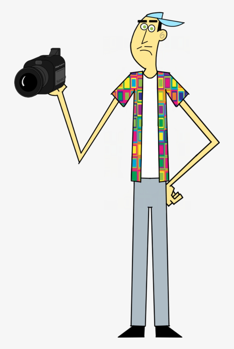 Weasel The News Camera Man - Video Camera Clip Art, transparent png download