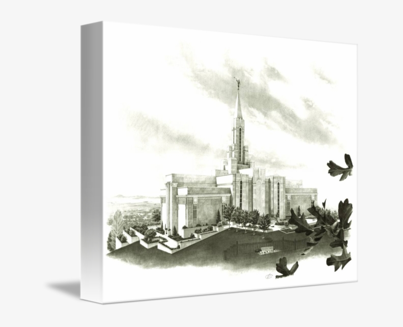 Bountiful Utah Temple In Sepia Lds Mormon By Craig - Protected Cruiser, transparent png download