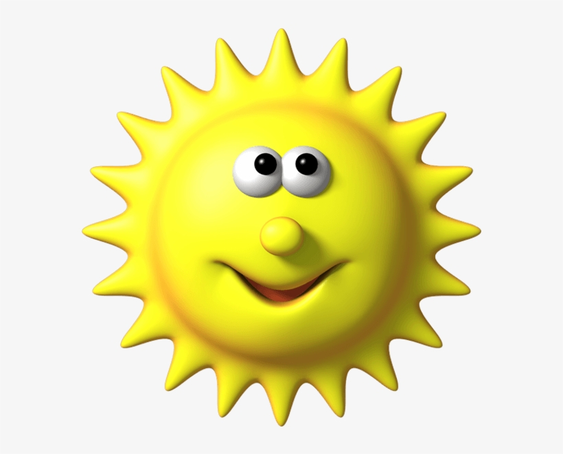 Stickers For Kids - Stickers Effet 3d- Soleil, transparent png download