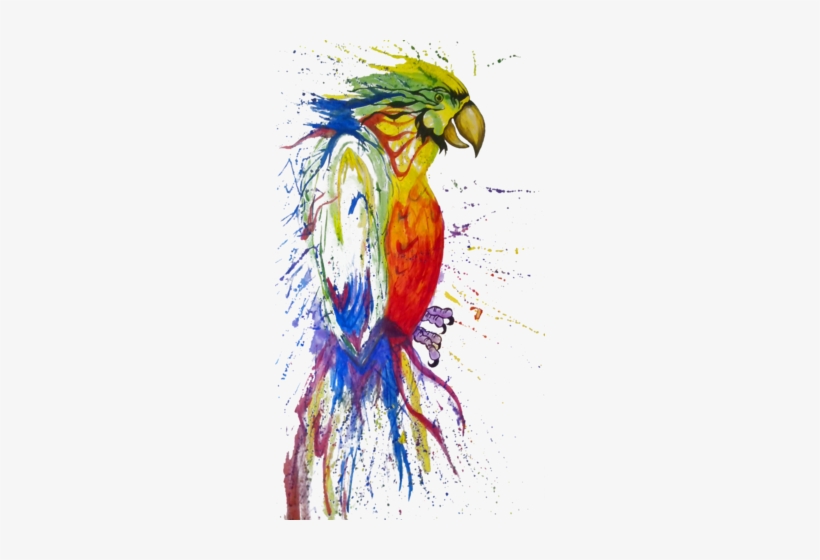 Bird Fabric, Parrot Fabric, Watercolor Fabric, Scared - Write Here Notebooks: Parrot Notebook / Journal 100, transparent png download