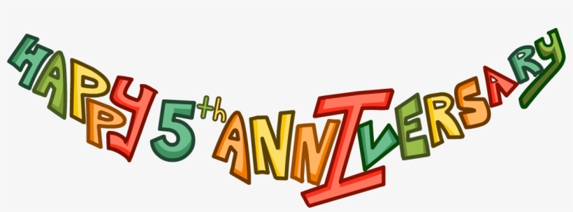 5th Anniversary Party Logo - 5th Anniversary Image Png, transparent png download