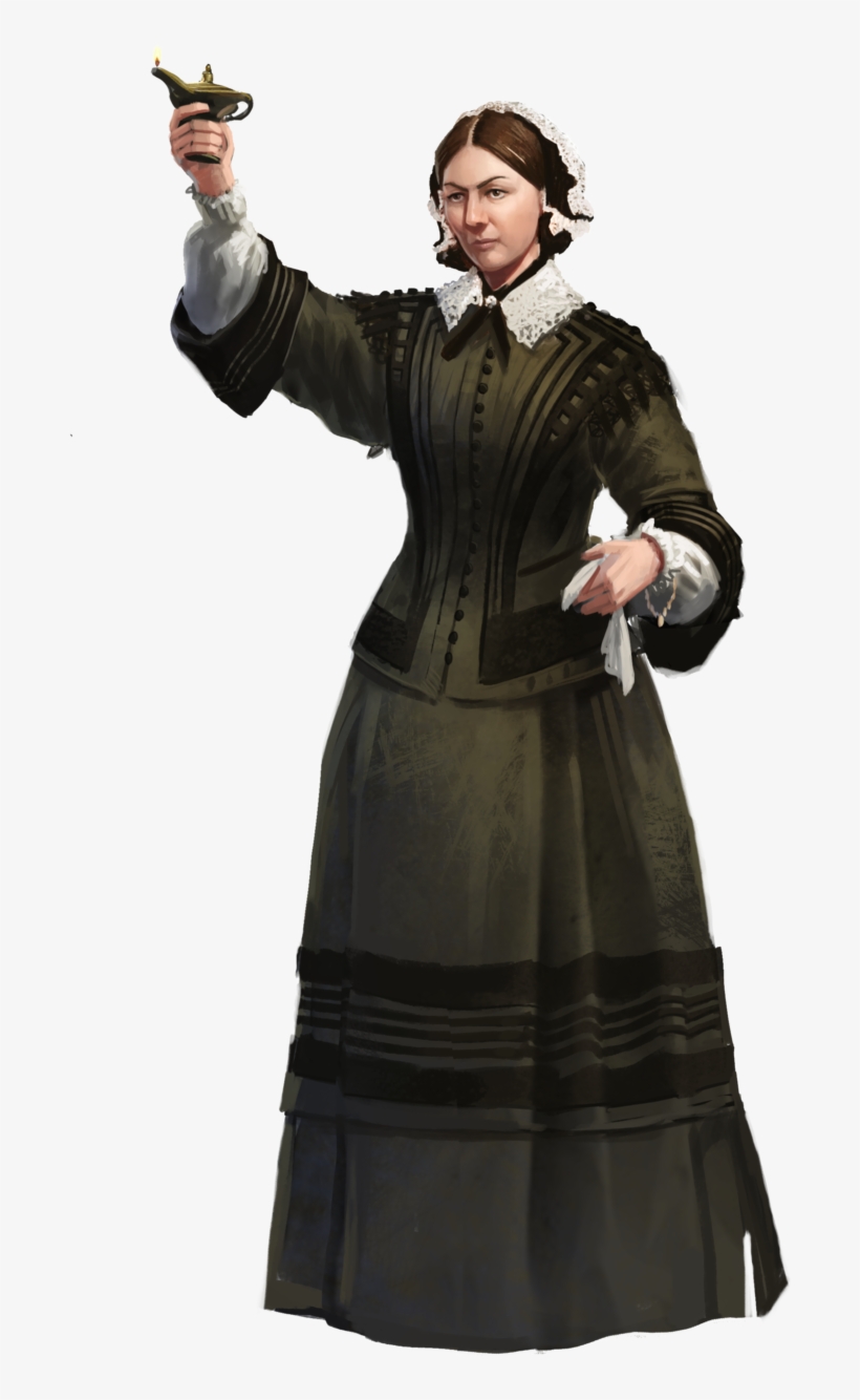 Ac Hzh6 - Florence Nightingale Costume, transparent png download