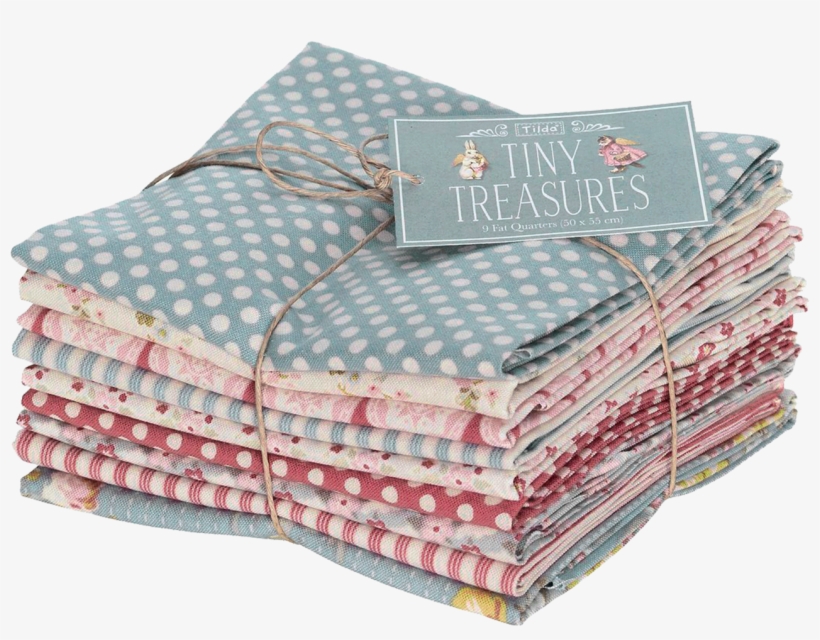 'tiny Treasures' Fabric - Tilda Tiny Treasures Fat Quarter Bundl, transparent png download