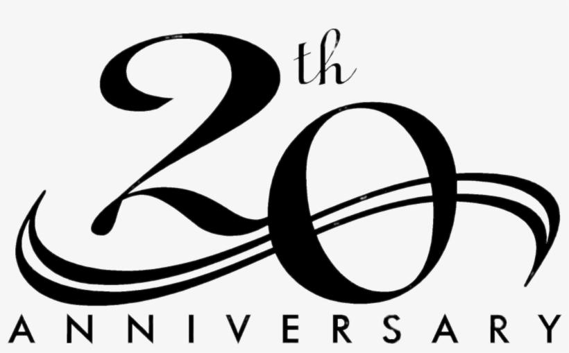20th Anniversary Elegant - Certificate For Social Service, transparent png download