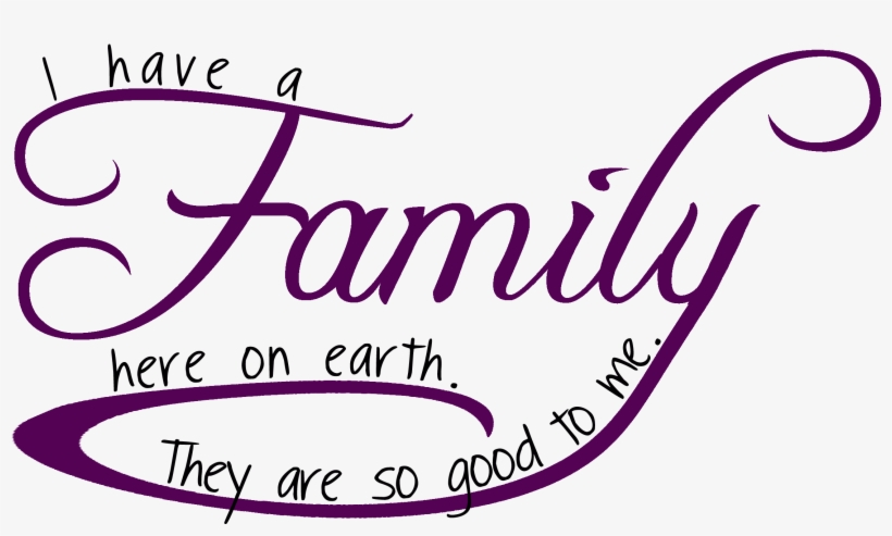 We Love Our Family, transparent png download