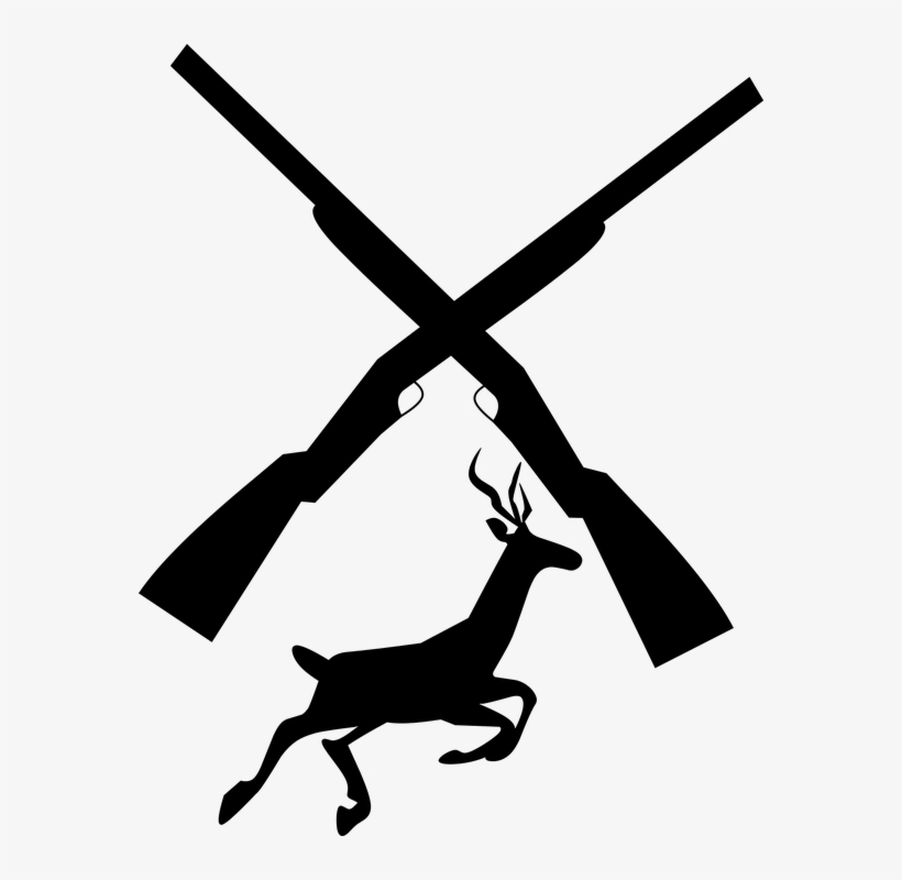 Hunting Silhouette At Getdrawings - Senjata Logo, transparent png download