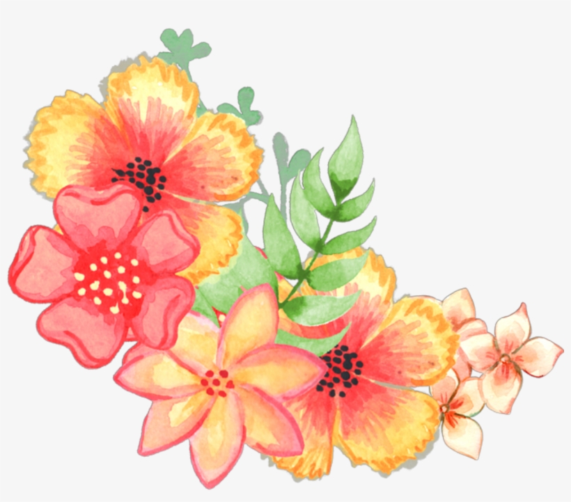 Ftestickers Flowers Watercolor Spring Colors Pink Peac - Cafepress Samsung Galaxy S8 Case, transparent png download