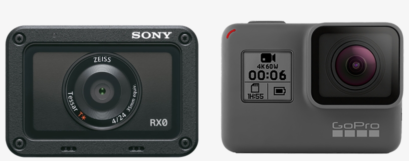 Sony Rx0 Vs Gopro Hero6 - Gopro Chdhx-601-rw Hero 6 Sports, transparent png download