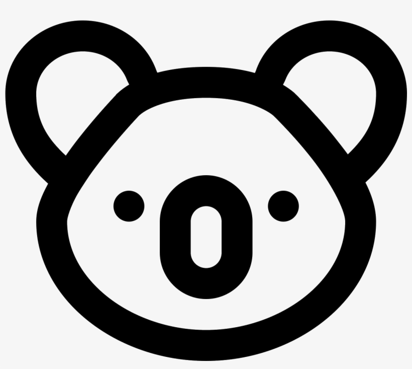Computer Icons Woman Transprent - Black And White Koala Icon Png, transparent png download