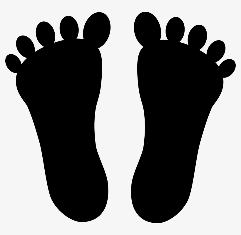 Clipart Freeuse Stock Huge Freebie Download - Clip Art Foot Prints, transparent png download