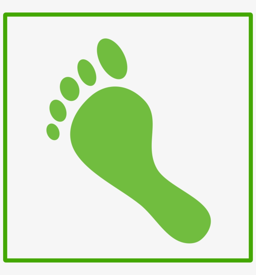 Footprint Cliparts Co Bosky Clip Art Download - Carbon Footprint Icon Png, transparent png download