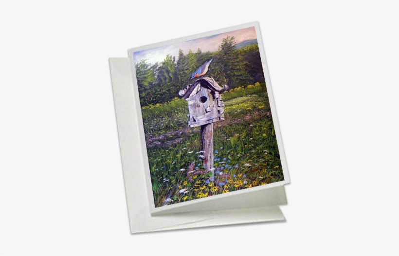 "a Bluebird Morning" - Playing Card, transparent png download