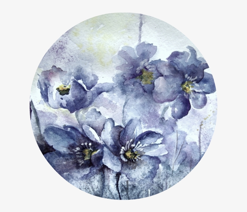 Floral - Banner - Watercolor Painting, transparent png download