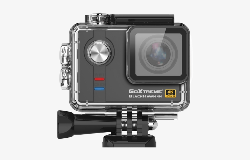 Action Cameras Dublin Ireland Activity Camera Clip - Goxtreme Black Hawk 4k Ultra Hd Black, transparent png download