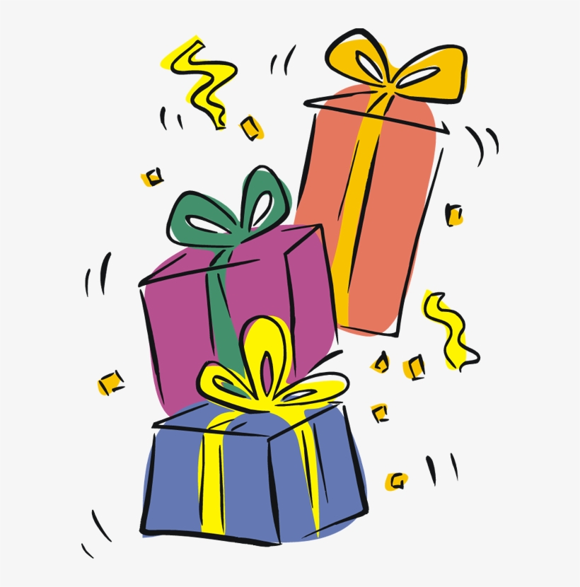 Birthday Gift Clipart Clipartsgram - Birthday Gifts Clip Art, transparent png download
