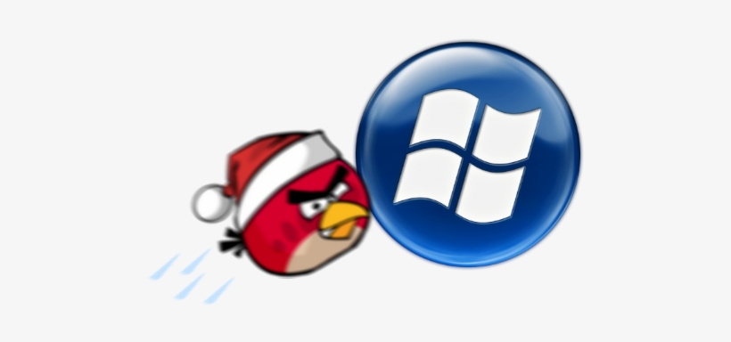 Angry Bird Is Now For Windows 7, Vista And Xp - Windows Phone 7, transparent png download