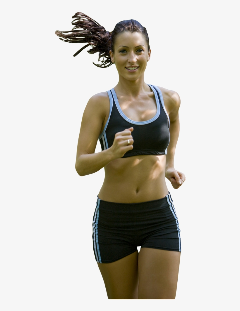 Runner Girl Png Jpg Stock - Girl Running, transparent png download