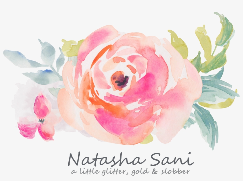 Skip To Content - Pink Watercolor Flower Mousepad, transparent png download