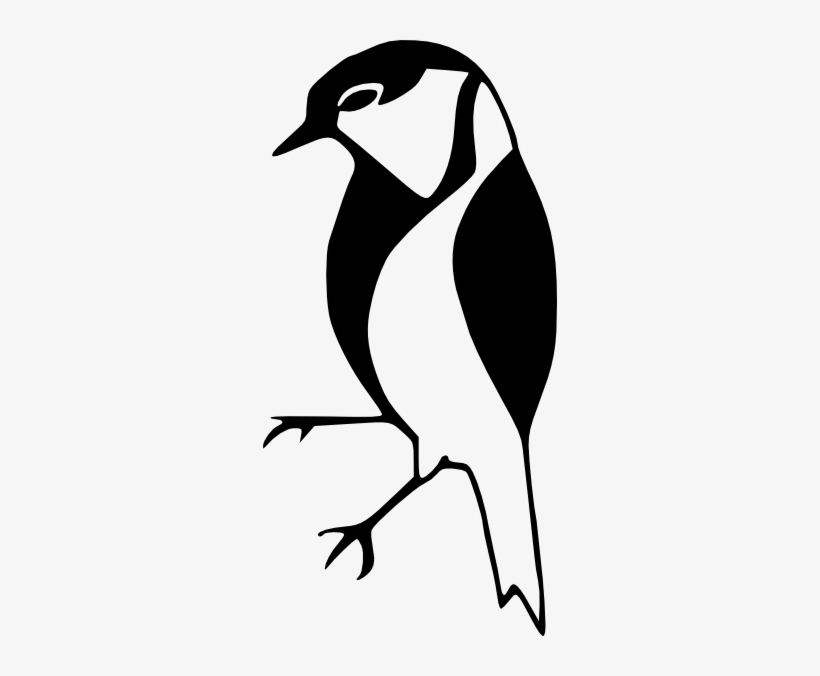 Black And White Bird Clip Art At Clker - Little Bird Clip Art, transparent png download