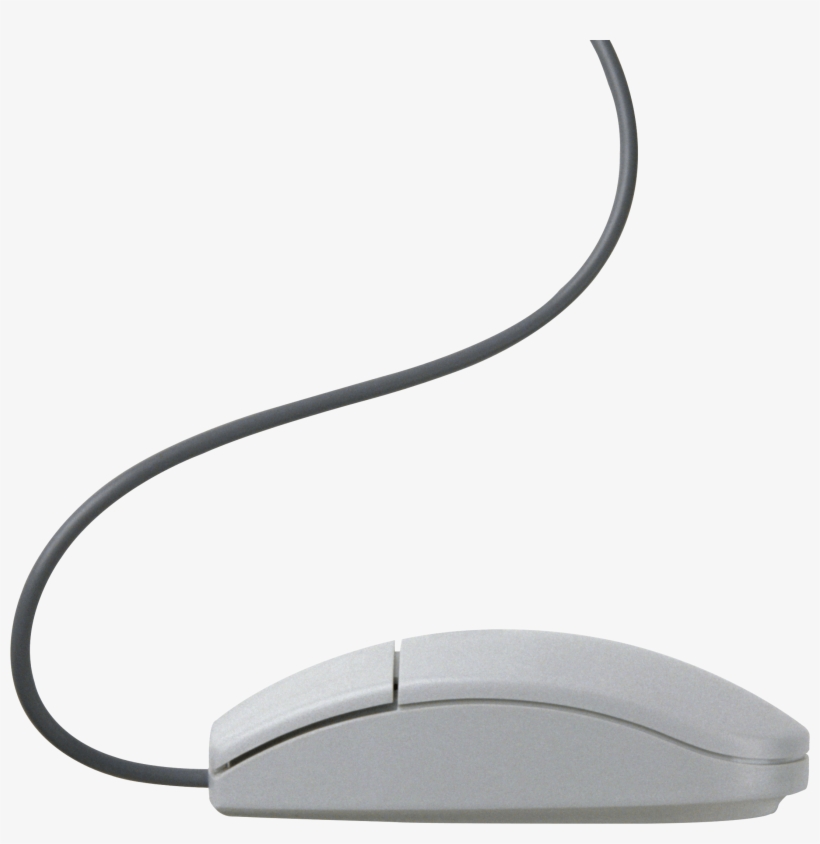 Computer Mouse Cord Top - White Computer Mouse With Transparent Background, transparent png download