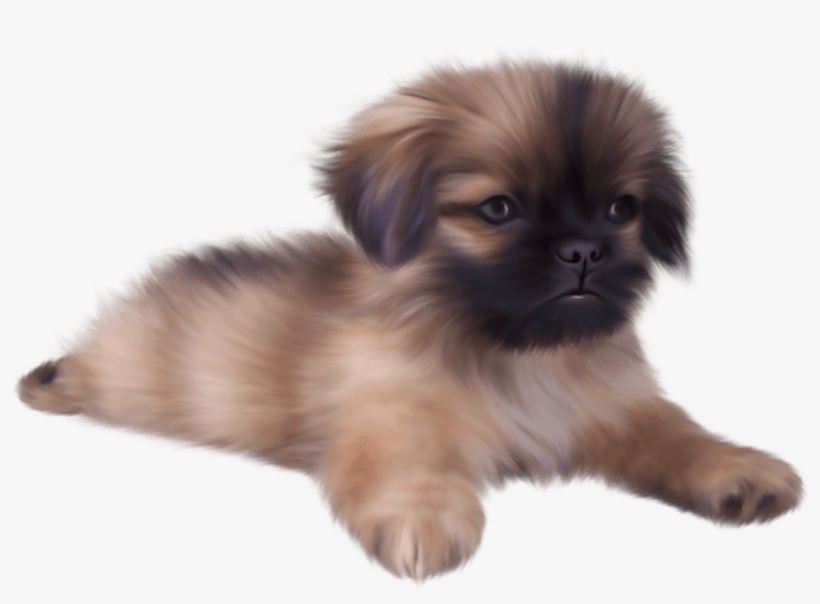 Download Painted Cute Puppy Png Images Background - Cute Puppy Png, transparent png download
