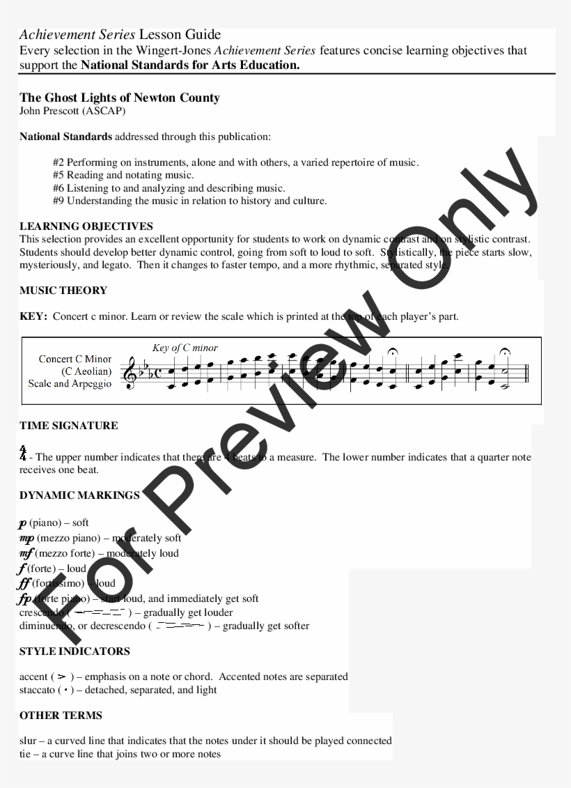The Ghost Lights Of Newton County Thumbnail - Lawrence Of Arabia Alfred Reed Pdf, transparent png download
