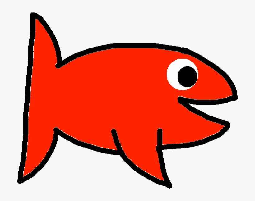 Red/blue Fish - Red - Recycling Bin Clip Art, transparent png download
