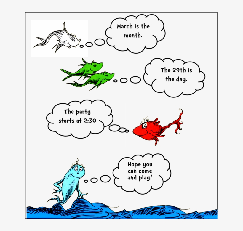Dr Seuss Storybook Party Invitation - Quotes All Good Things Must Come, transparent png download