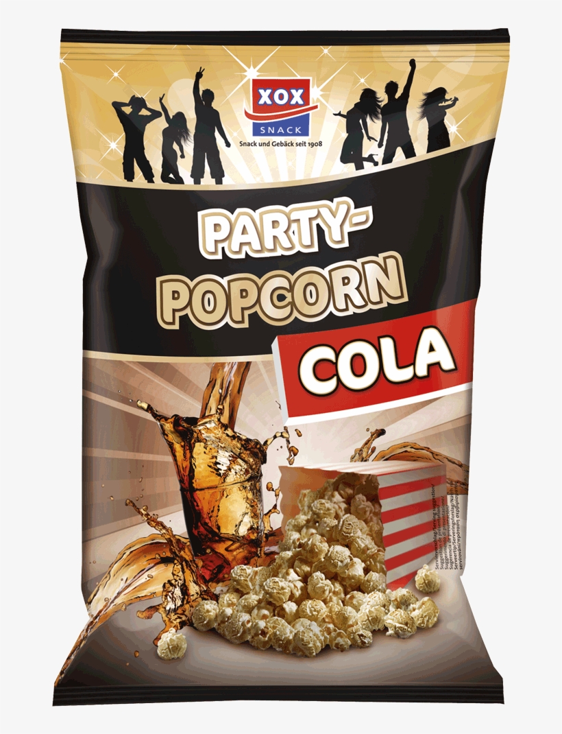 Xox Party Popcorn Cola 300g - Xox, transparent png download
