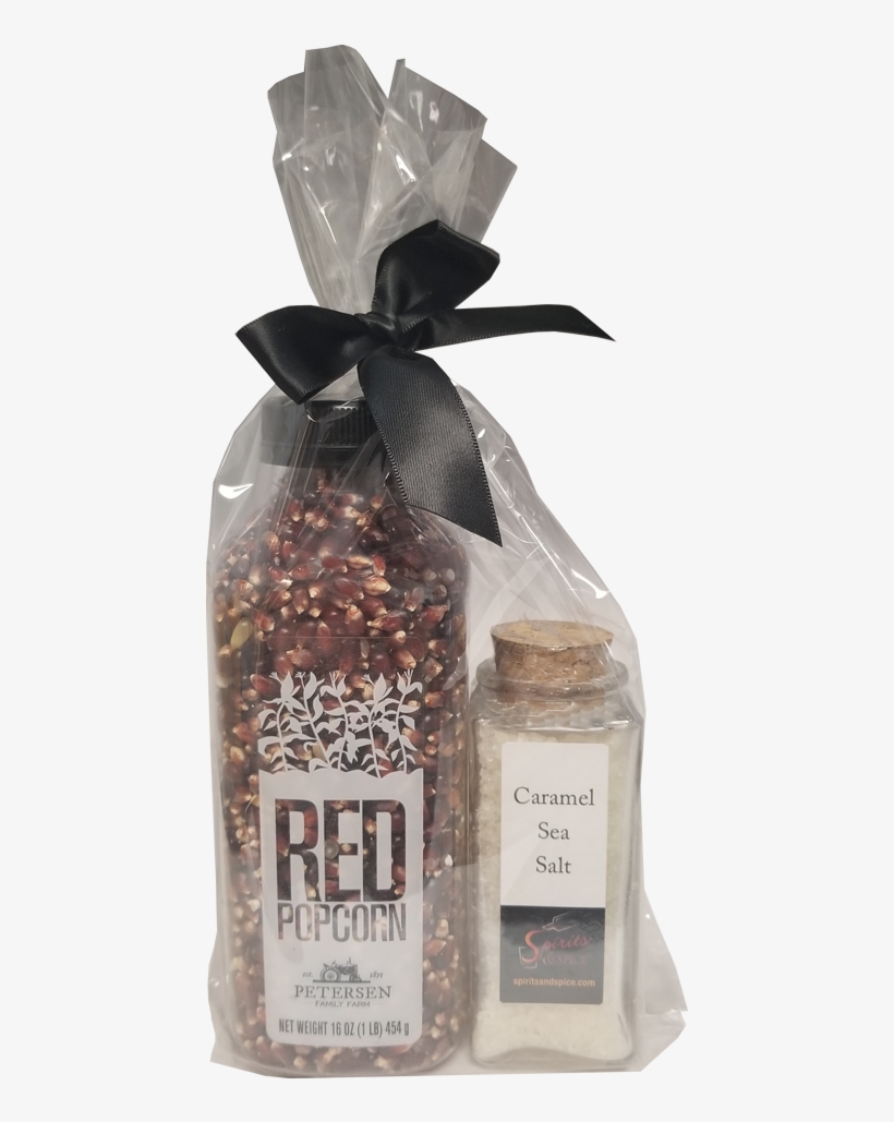 Caramel Sea Salt Popcorn Set 1400x V=1543691508 - Gift Basket, transparent png download