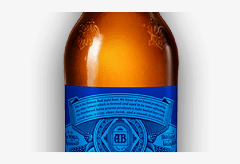 Budweiser Clipart Bud Light - Glass Bottle, transparent png download