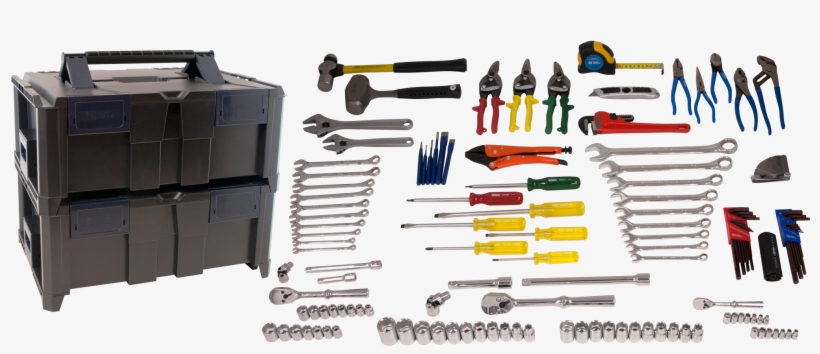 134 Piece Mobile Technician Tool Kit - Hand Luggage, transparent png download