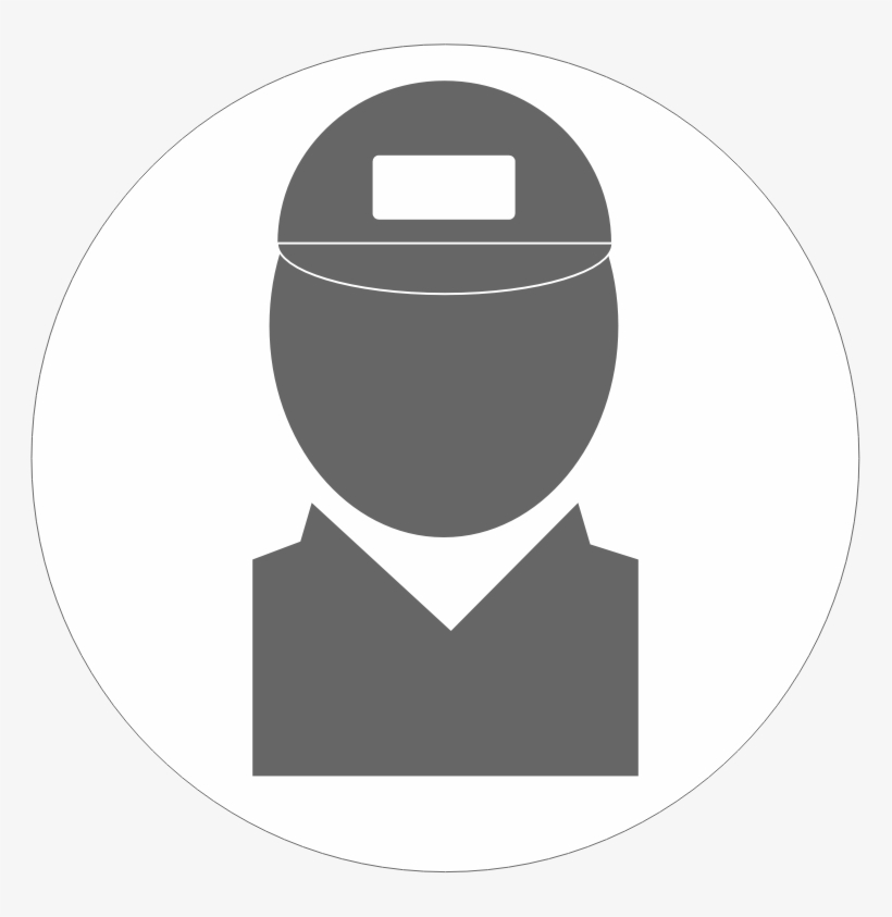 Installer / Technician Icon Grey On White With Light - Tecnico Simbolo, transparent png download
